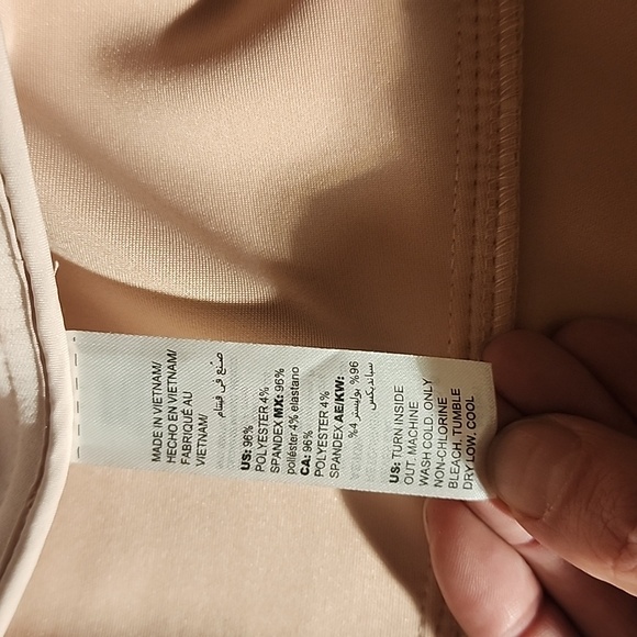 White House Black Market light pink faux suede double breast jacket - Picture 9 of 10